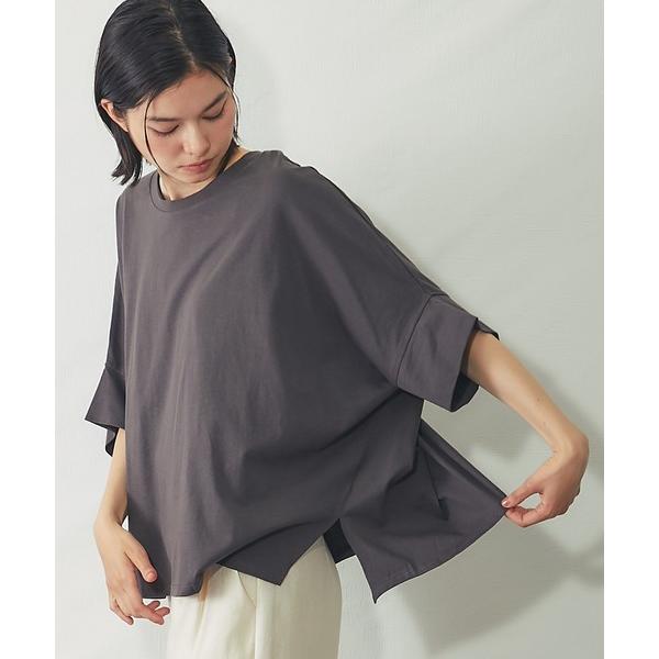 tシャツ 「接触冷感」ドルマンワイドカットソー レディース