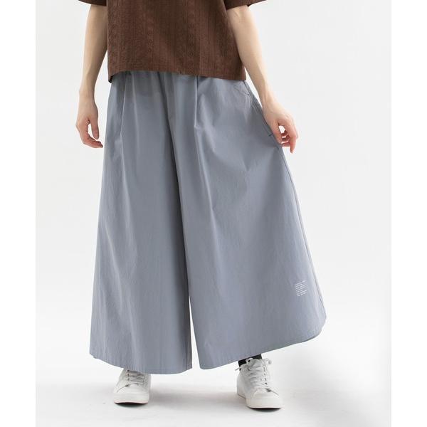ワイドパンツ パンツ 綾ダンプフレアーマキシパンツ レディース