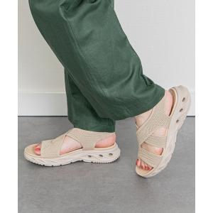 NIKE（ナイキ） フラットサンダル 24 ピンクベージュ レディース