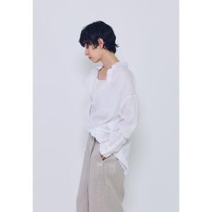 ブラウス シャツ 60リネンシャツ レディース