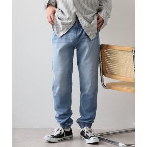 ジーンズ デニム デニムパンツ ストレッチデニム ジョガーパンツ ニットデニム レディース メンズ