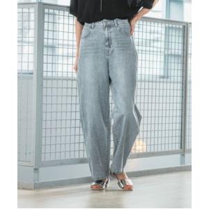 「GLOBAL WORK」 デニムパンツ LARGE ライトブルー レディース