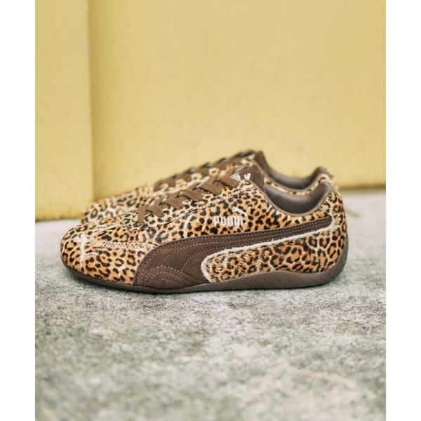「PUMA」 ローカットスニーカー 24.5cm ブラウン レディース