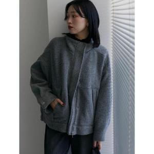 「Samansa Mos2 blue」 ブルゾン F グレー レディース