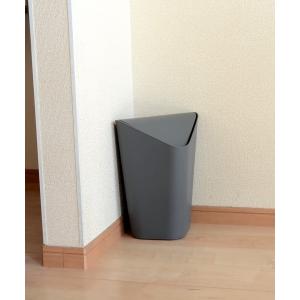 ゴミ箱 ダストボックス Umbra/コーナーカン ゴミ箱 チャコール