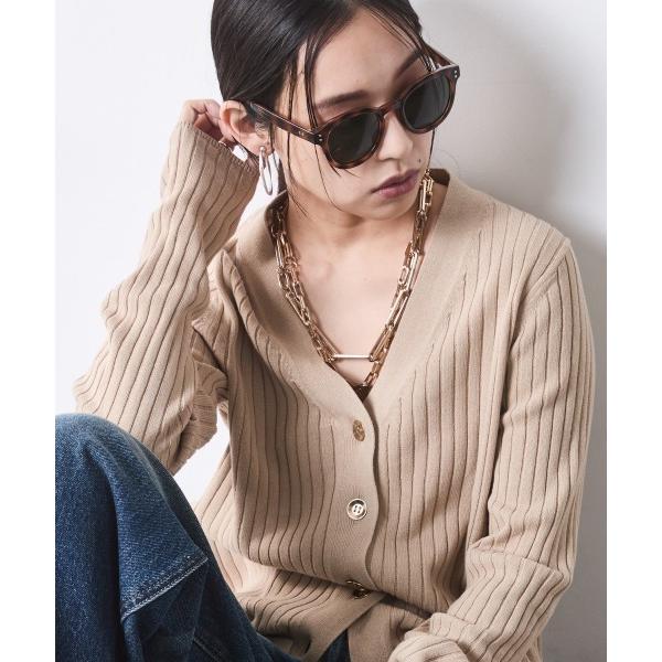 「CHIC STYLE」 長袖カットソー M ベージュ レディース