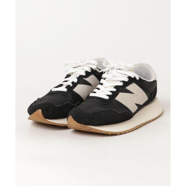 「New Balance」 ローカットスニーカー 24cm ブラック レディース