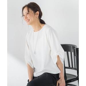 ブラウス シャツ 「WEB限定」「即着映え！」デザインスリーブブラウス レディース