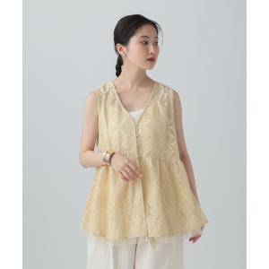 ベスト ジレ パネルレースレイヤーベスト　670543 レディース｜ZOZOTOWN Yahoo!店