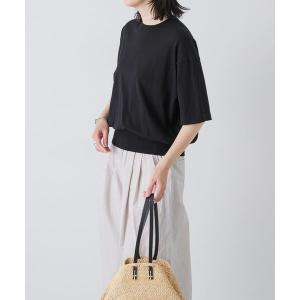 かぐれ かぐれ / かぐれ コットンインレー6分袖プルオーバー