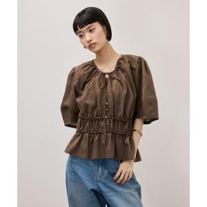 BALENCIAGA（バレンシアガ） ストライプ柄7分袖シャツ 34 イエロー
