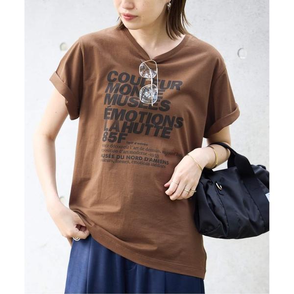 tシャツ 「追加」La Hutte/ラ ユット SLOBE別注 ロゴTシャツ レディース