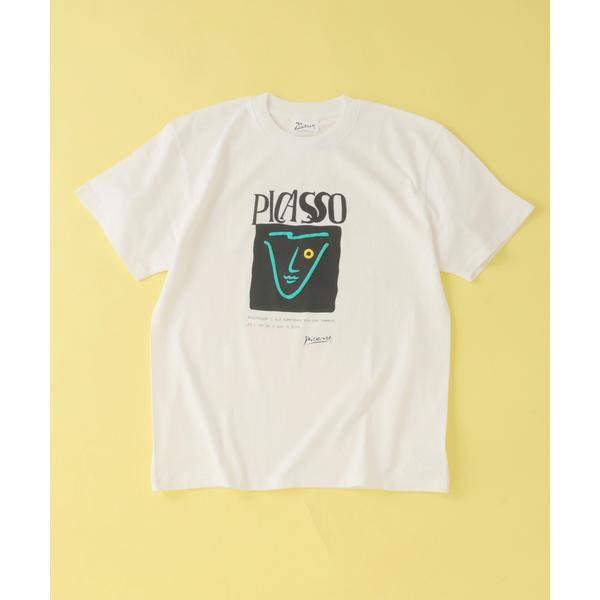 tシャツ Pablo Picasso(パブロ・ピカソ) 別注 アート プリント Tシャツ メンズ レ...