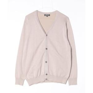 「GLOBAL WORK」 ニットカーディガン M ベージュ メンズ