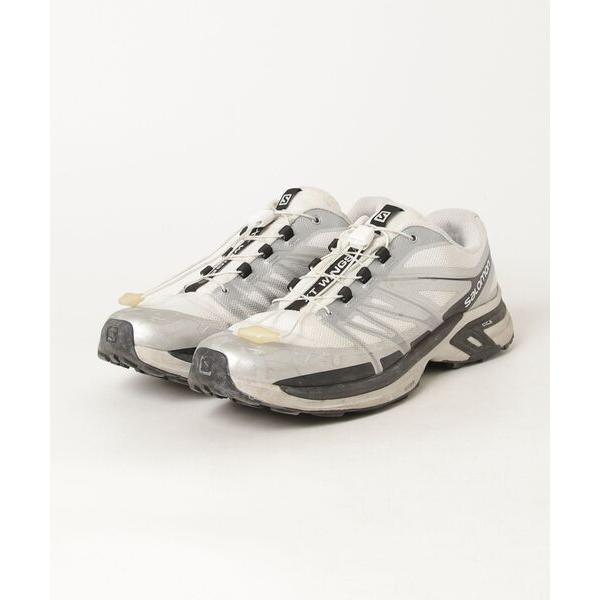 「SALOMON」 ローカットスニーカー 27.5cm ホワイト メンズ