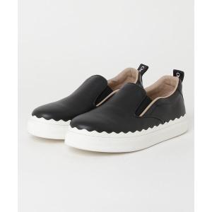 「Chloe」 スリッポン 38 ブラック レディース