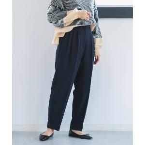 「NANO universe」 スラックス FREE ネイビー レディース