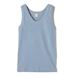 「gicipi」 ノースリーブトップス ONE SIZE ライトブルー レディース
