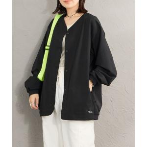 カーディガン 「NANGA/ナンガ」 DotAir COMFY ノーカラー カーディガン レディース メンズ