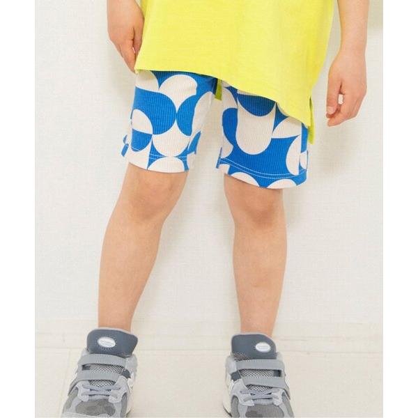 パンツ 「WEB限定/26年夏新作」DAISUKI総柄ライトハーフパンツ キッズ 子供服 男の子 女...