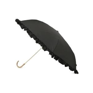 晴雨兼用 日傘 長傘 日傘 完全遮光 uvカット 折りたたみ傘 形状記憶 軽量 3段折りたたみフリル日傘/遮光・晴雨兼用 レディース