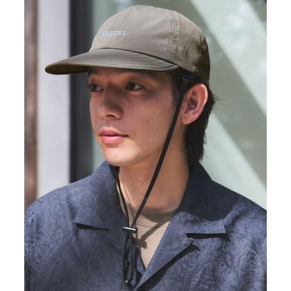 キャップ 帽子 メンズ 「別注」「Marmot」ロング ビル キャップ 帽子 メンズ