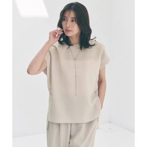 ブラウス シャツ 半袖 「セットアップ着用可」TENNEN TOUCH COOL Tブラウス レディース