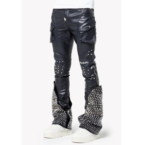 パンツ GUAPI/グアピ/Black Coffin Arc Leather Pant V2 メンズ...