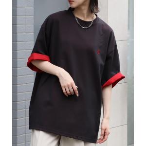 tシャツ 「KANGOL/カンゴール」別注 ワンポイント刺繍 配色 半袖Tシャツ メンズ レディース