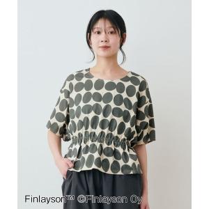tシャツ フィンレイソン　デザインカットソートップス レディース