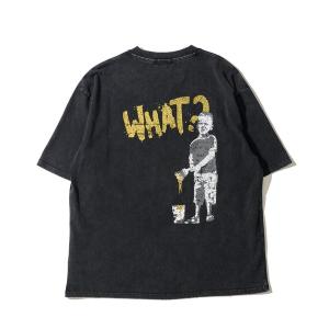 tシャツ 「BRANDALISED/ブランダライズド」スノーウォッシュ加工 グラフィックプリントクルーネックTシャツ メンズ レディース