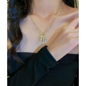 ネックレス 「456715」クロスモチーフチェーンネックレス（RZ） レディース メンズ