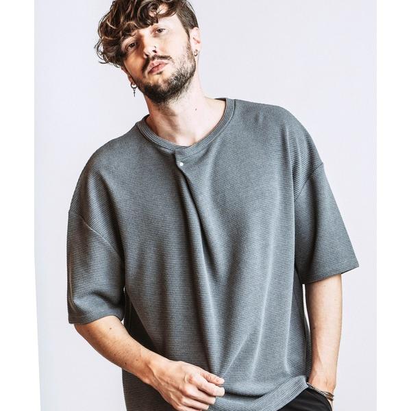 tシャツ 「NO ID.」Irregular Neck T-Shirt / イレギュラーネック Tシ...