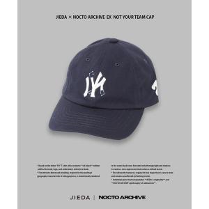 キャップ 帽子 JIEDA × NOCTO ARCHIVE 別注  NOT YOUR TEAM CAP メンズ レディース