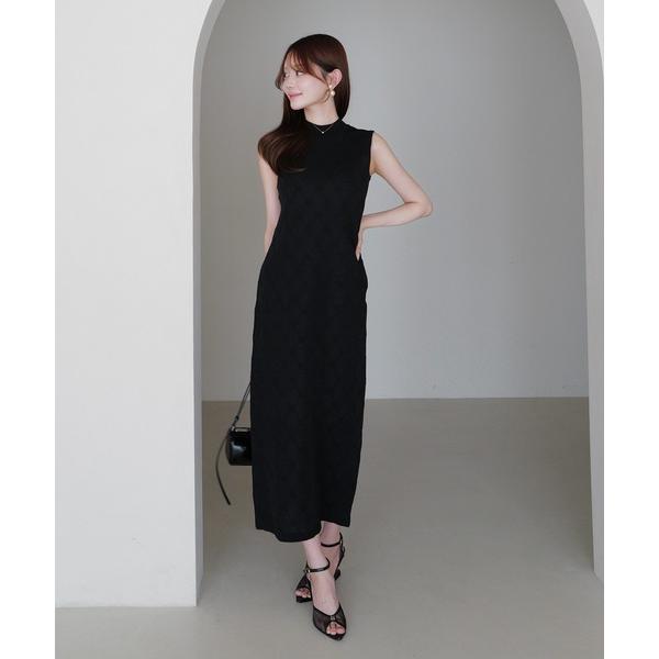 ワンピース PAPILLON MONOGRAM KNIT DRESS
