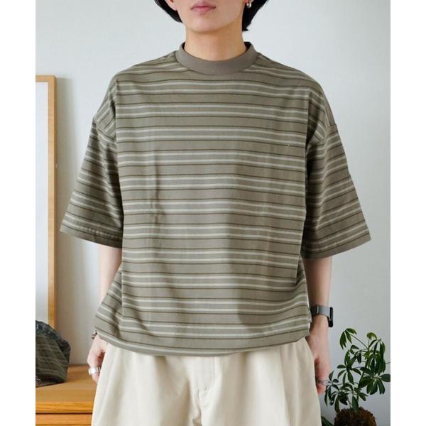 tシャツ 「インフルエンサー idakaセレクト」マルチボーダーリラックスTシャツ メンズ