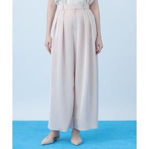 パンツ トリアセツイルタックイージーパンツ「セットアップ対応商品」 レディース