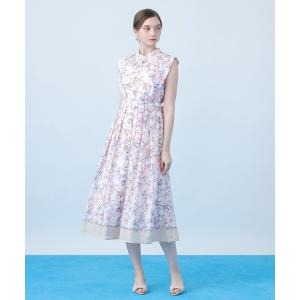 ANAYI（アナイ） ワンピース ペイズリーサテンプリントテント