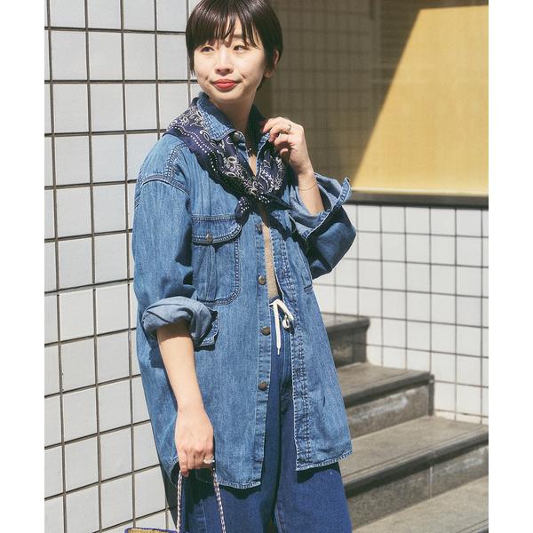 ブラウス シャツ MONITALY/モニタリー GIORGIO WORK SHIRT W CONCH...