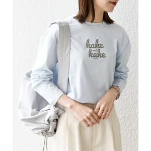 「monmimi」 長袖カットソー ONE SIZE ライトブルー レディース