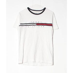 「TOMMY HILFIGER」 半袖Tシャツ S ホワイト メンズ