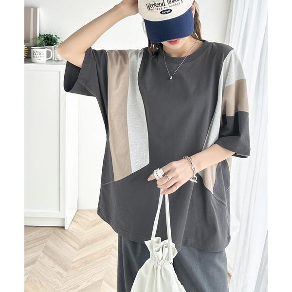 「Java」 半袖Tシャツ LARGE チャコールグレー レディース