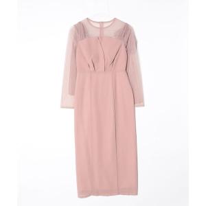 「birei」 長袖ワンピース M ピンクベージュ レディース