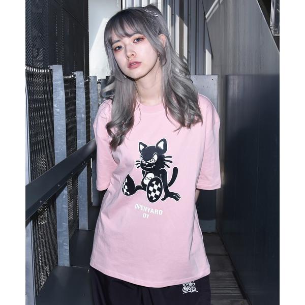 「OY」 半袖Tシャツ L ライトピンク メンズ