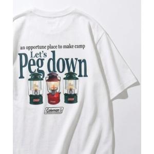 tシャツ 2026SS Coleman/コールマン ランタンバックプリント フラップポケット半袖Tシャツ レディース メンズ メンズ レディース