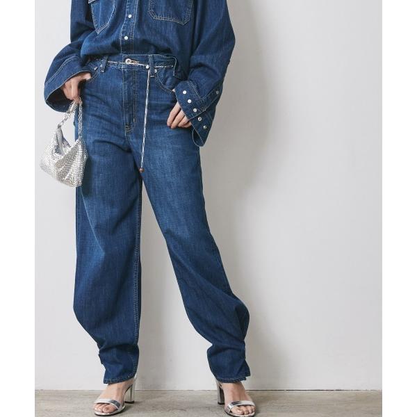 「CHIC STYLE」 デニムパンツ 98 ブルー レディース