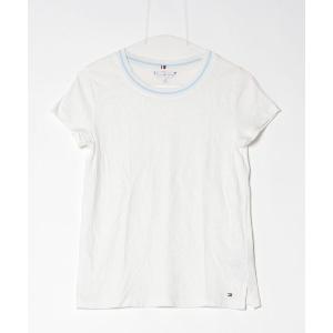 「TOMMY HILFIGER」 半袖Tシャツ X-SMALL ホワイト レディース