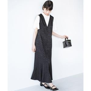 「haco!」 半袖ワンピース LARGE ブラック系その他 レディース
