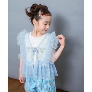 チュールベストタンクトップセット キッズ 子供服 女の子｜ZOZOTOWN Yahoo!店