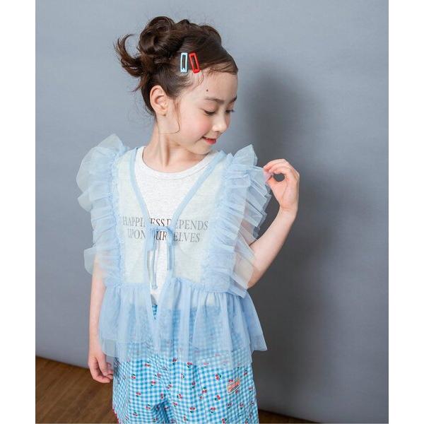 チュールベストタンクトップセット キッズ 子供服 女の子